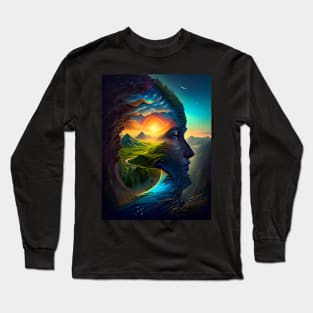 Abstract Art Long Sleeve T-Shirt